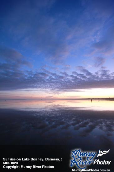 Sunrise on Lake Bonney, Barmera, South Australia