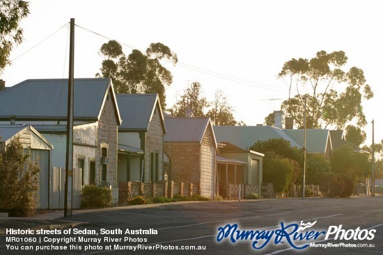 Historic streets of Sedan, South Australia