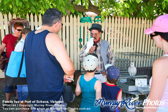 Family fun at Port of Echuca, Victoria