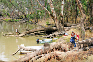 Creek inlet at Koondrook, Victoria