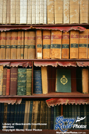 Library at Beechworth Courthouse