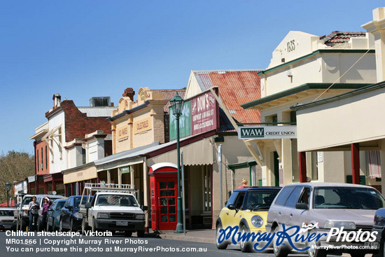 Chiltern streetscape, Victoria