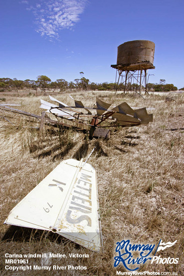 Carina windmill, Mallee, Victoria