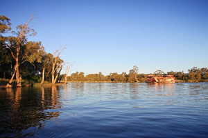 PS Mundoo on sunset cruise, Mildura