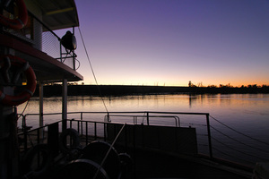 PS Marion moored in Blanchetown, South Australia