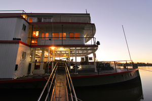 PS Marion moored in Blanchetown, South Australia