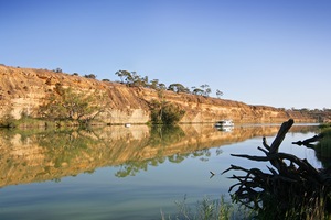 Houseboat on the Murray River at Cadell