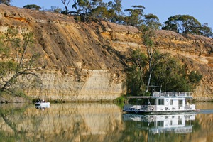 Houseboat on the Murray River at Cadell