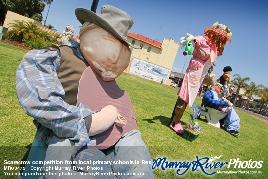 Scarecrow competition from local primary schools in Renmark