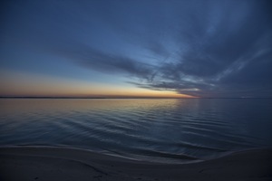 Sunset over Lake Albert, Meningie, Coorong Country